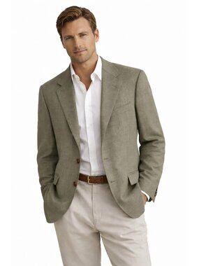 vintage 90s BOSS HUGO BOSS LORO PIANA jacket blazer sport coat 42R einstein wool